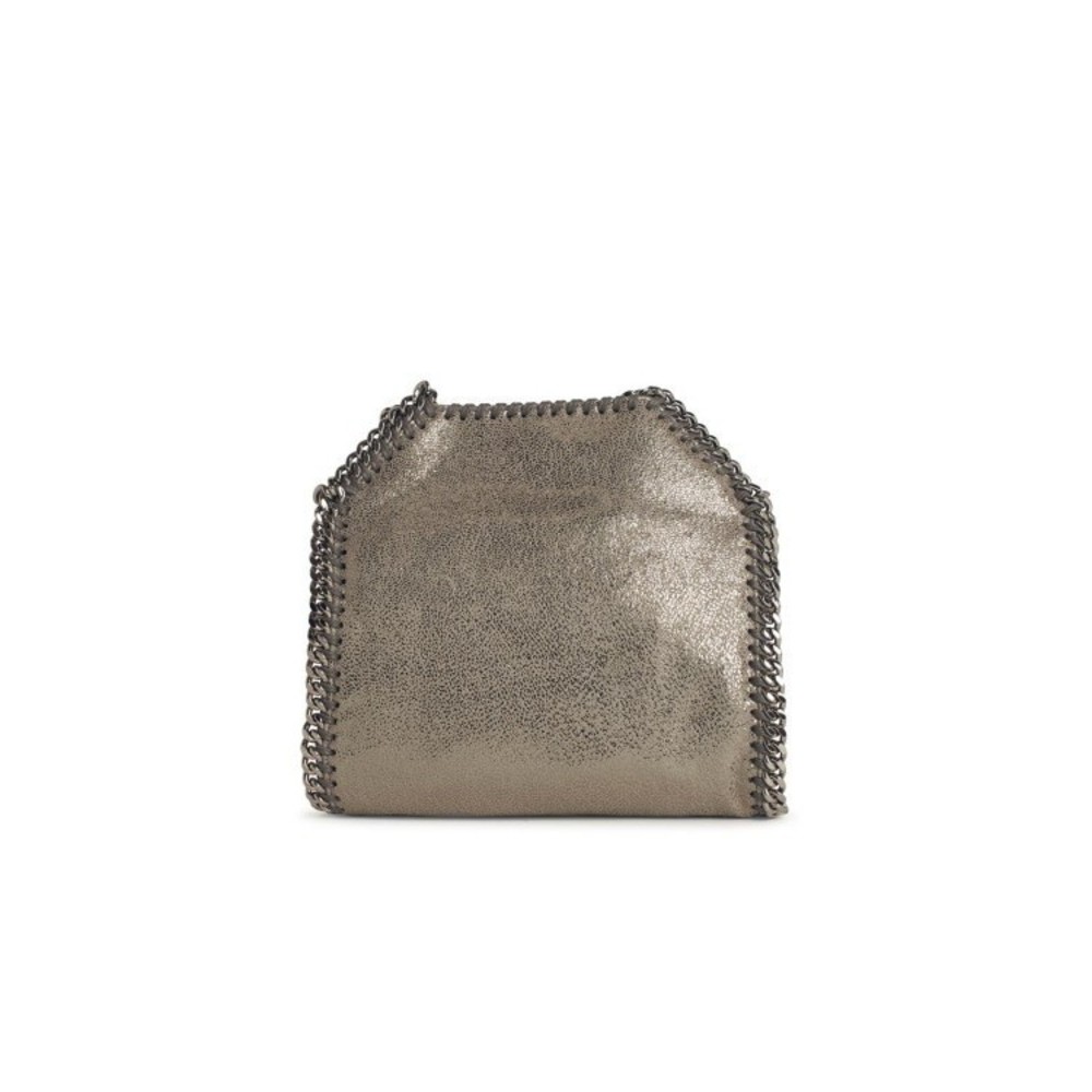 Stella Mccartney Falabella Tiny Silver Faux Leather Bag - NWT - Picture 3 of 3